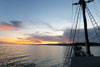MV Bilikiki at sunset